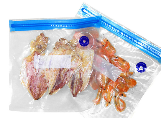 Food Vauum Storage Zip Lock Torby Sous Vide PA PE Uchwyt Pompy Torby Wytłaczane