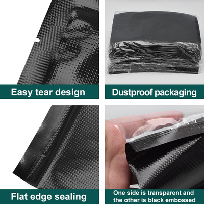 Precut Heat Black Wytłaczane rolki próżniowe z uszczelnieniem próżniowym