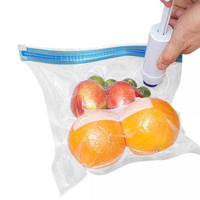 PE PA Food Torby wielokrotnego użytku Sous Vide CE Uszczelniacz próżniowy Zipper Bags Bez BPA