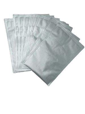 QS Wodoodporne wytłaczane worki do pakowania próżniowego Mylar Metalizowane srebrne do wielokrotnego zamykania