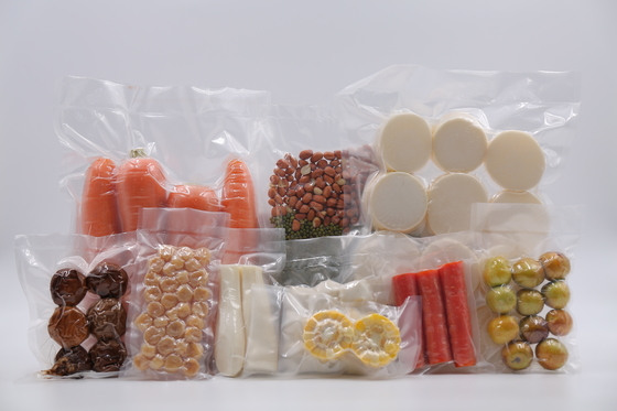 Teksturowane przechowywanie warzyw SGS Vacuum Sealer Worki na żywność Hih Transparent