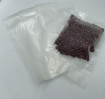 Zipper Tłoczone plastikowe torby na żywność zgrzewane na żywność Dwukierunkowy wzór próżni