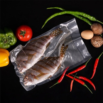 Worki próżniowe Sous Vide Wytłaczane plastikowe worki próżniowe PE do mrożonego mięsa