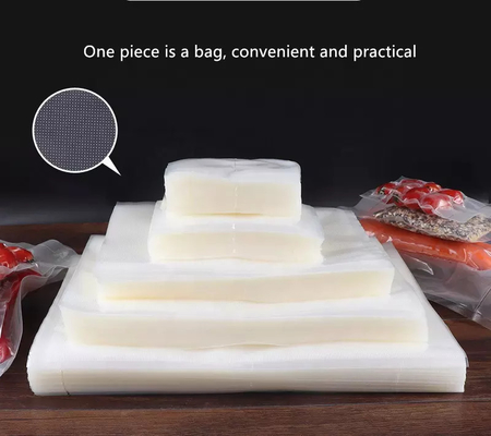 Worki próżniowe Sous Vide Wytłaczane plastikowe worki próżniowe PE do mrożonego mięsa