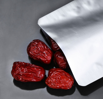 Metalizowane etui do przechowywania żywności Mylar Sliver Heat Seal Woreczki Odporne na światło