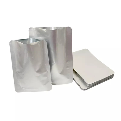 Srebrne płaskie torby Mylar Torba do pakowania z folii aluminiowej Torba do przechowywania żywności luzem