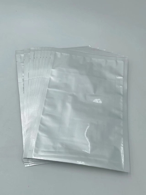 QS Wodoodporne wytłaczane worki do pakowania próżniowego Mylar Metalizowane srebrne do wielokrotnego zamykania