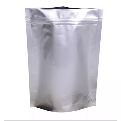 Srebrna folia aluminiowa Food Save Mylar metaliczna folia z możliwością wielokrotnego zamykania woreczki z zamkiem błyskawicznym