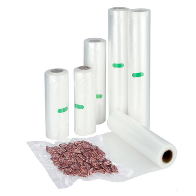 PE PA Vaccum Seal Roll Plastikowe wytłoczone próżniowe torby uszczelniające Rolki do kuchenki mikrofalowej