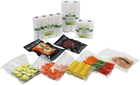 Gorąca sprzedaż PA/PE plastikowa torba uszczelniająca do żywności worki do pakowania próżniowego rolka do zamrażarki