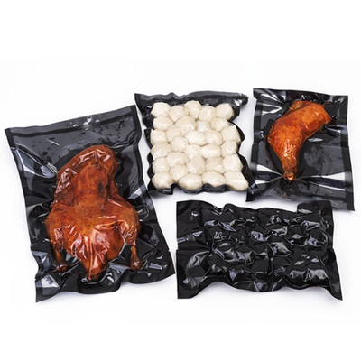 Food Grade Black Heat Seal Custom Packaging wytłaczane rolki z uszczelnieniem próżniowym